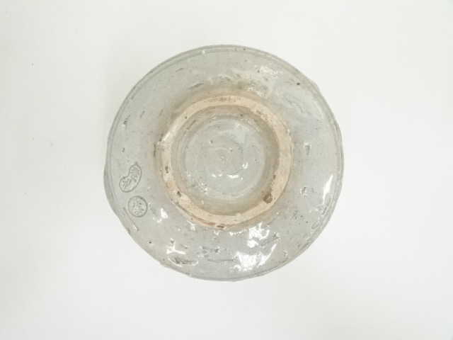 茶道具　長島焼　久村俊英作　水指　共箱　C　7346C 茶道具長島焼久村俊英作水指共箱C7346C